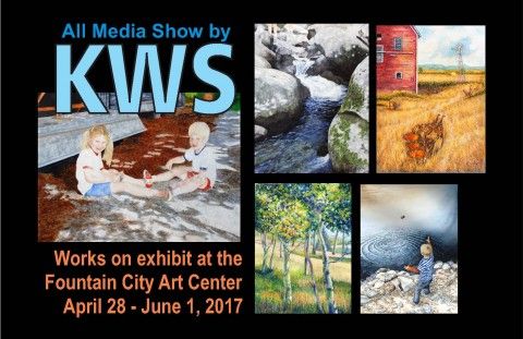 Invitation opening reception for the Knoxville Watercolor Society’s
"All Media Exhibit"