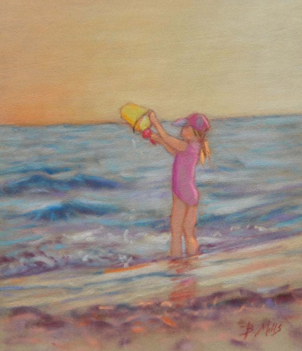 Beach Play I (girl)